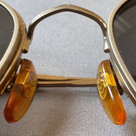 Vintage 90's Gorgio Armani bronze tone eyeglasses - Picture 9 of 12